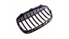 Grill BMW X1 F48 pojedyncze żeberka Gloss Black