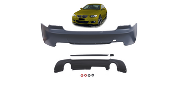 Bumper BMW 3 E92 E93 Rear with Diffuser