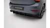 Dyfuzor Volkswagen Polo GTI Mk6 Facelift Tył Street Pro Black-Red + Gloss Flaps