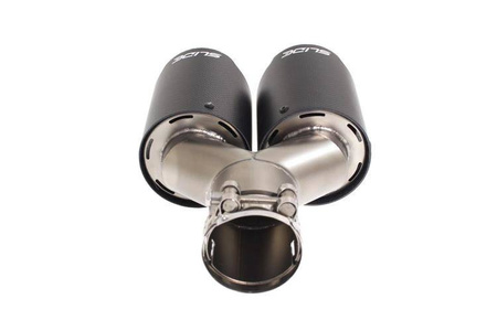 Double Exhaust Tip 101mm Input 76mm SLIDE