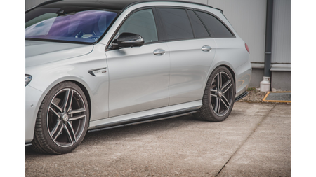 Dokładka Mercedes-Benz E63 AMG S213 W213 Progi Gloss Black