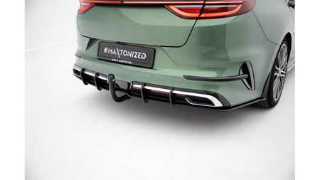 Diffuser Kia Proceed GT-Line Mk1 Facelift Rear Street Pro Black