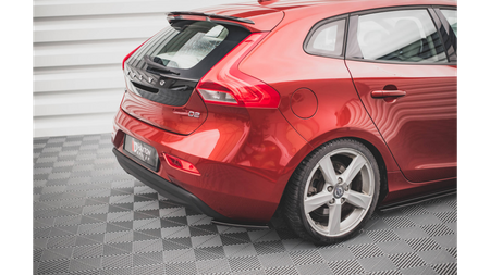 Splitter Volvo V40 Rear Side Gloss Black