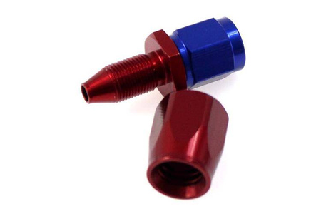 Reusable swivel hose end straight AN4