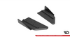 Splitter Mercedes-Benz C C205 C43 Facelift Rear Side Street Pro Black-Red + Gloss Flaps