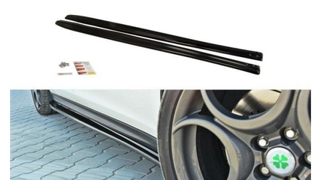 Diffuser Alfa Romeo Giulietta Side Skirts v.1 Gloss Black