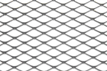 Siatka ALU Diamond Silver 120x40cm 12x7mm
