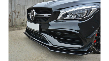 Splitter Mercedes-Benz CLA A45 AMG C117 Facelift Front v.2 Gloss Black