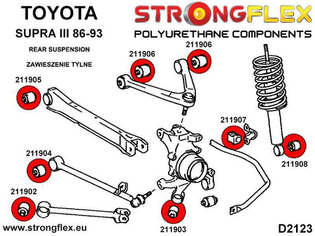 Tuleja stabilizatora tylnego
