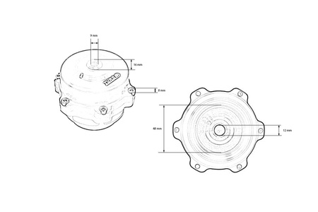 Blow Off Turboworks 50mm V-Band Czarny