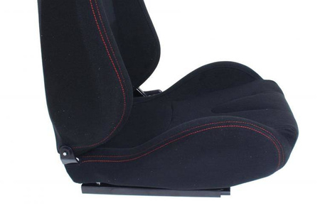 Racing seat GLOCK BLACK FABRIC