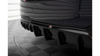 Diffuser BMW 5 F10 M-Pack Rear Valance v.2 Version with two double exhausts Gloss Black