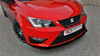 Splitter Seat Ibiza IV Cupra (6J) Facelift przód Gloss Black