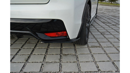 Splitter Honda Civic IX Facelift Tył Boczne Gloss Black