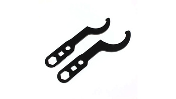 Threaded suspension adjustment keys