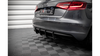 Diffuser Audi A3 8V Rear Street Pro Black-Red