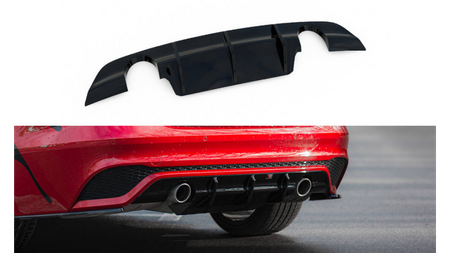 Diffuser Jaguar XE R-Dynamic X760 Facelift Rear Valance Gloss Black