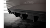 Diffuser Porsche Cayenne II Rear Valance Gloss Black