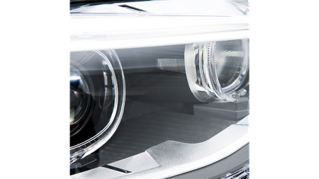 Lights BMW 1 F20 F21 Front LED Angel Eyes Black