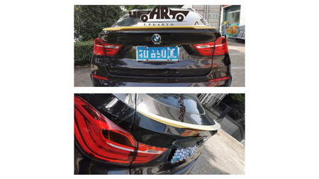 Spoiler BMW X4 F26 Lip Gloss Black