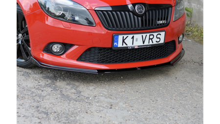 Splitter Skoda Fabia II RS Front Gloss Black