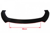 Universal front bumper splitter gloss black 3pcs.