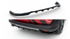 Splitter Ford Tourneo Courier Mk2 Rear Central with Diffuser