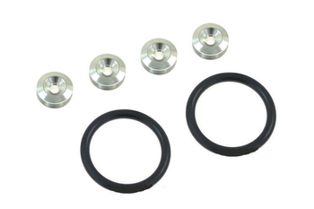 Bumper Trunk Fasteners Quick Release Silver