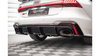 Dokładka Audi RS6 RS7 C8 Zderzak Tył Gloss Black