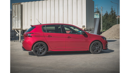 Diffuser Peugeot 308 GT II Facelift Side Skirts Gloss Black