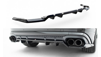 Splitter Audi SQ8 Q8 S-Line Mk1 Facelift Rear Central with Diffuser v.2