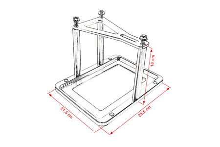 Uniwersal battery bracker