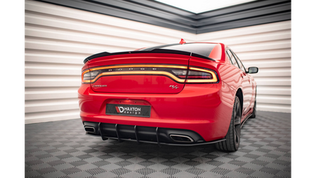 Diffuser Dodge Charger VII Facelift RT Rear Street Pro Black-Red