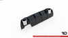 Diffuser Peugeot 308 SW II Facelift Rear Valance + Exhaust Ends Imitation Gloss Black Chrome