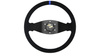 Steering wheel SLIDE 350mm offset:90mm Suede Blue Strip