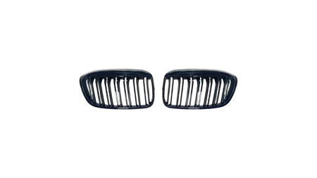 Grill BMW 2 F45 F46 Facelift podwójne żeberka Gloss Black