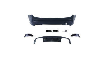 Bumper Mercedes-Benz C W204 C204 Rear with Diffuser