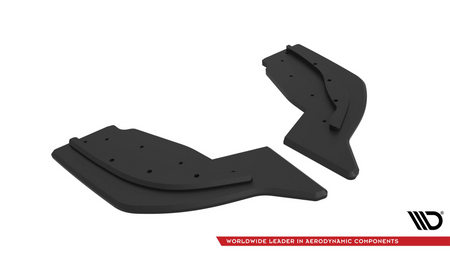 Splitter BMW 1 F40 M-Pack Rear Side Street Pro v.2 Black