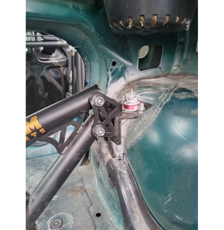 E46 Rozpórka BMW tył tylna KJS DRIFT 1/4 MILI X-BRACE 6punktowa drift kjs