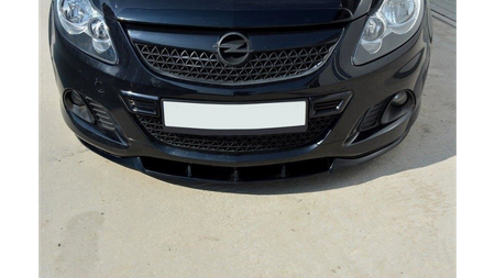 Splitter Opel Corsa D Nurburg OPC VXR Front Gloss Black