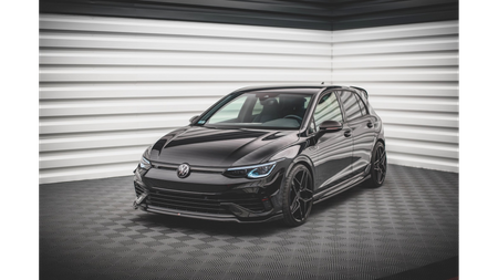 Splitter Volkswagen Golf 8 R Front v.6 Gloss Black