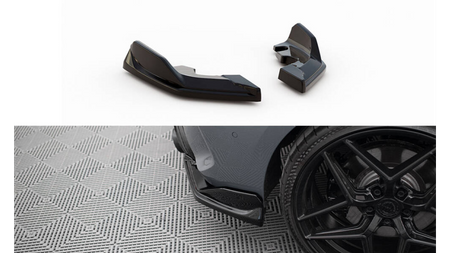 Splitter BMW 1 F40 M-Pack Tył Boczne v.4 Gloss Black