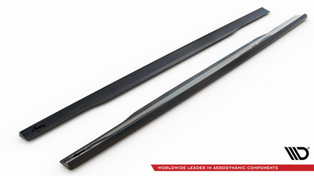 Diffuser Audi S8 D4 Side Skirts v.1 Gloss Black