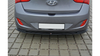 Splitter Hyundai i30 II Tył Środkowy Gloss Black