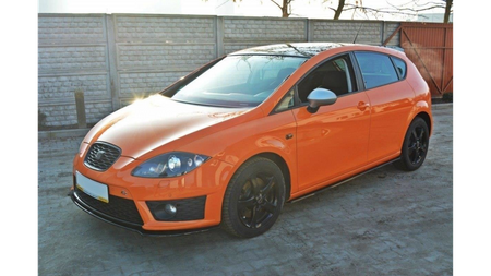 Splitter Seat Leon II Cupra FR Facelift przód v.2 Gloss Black