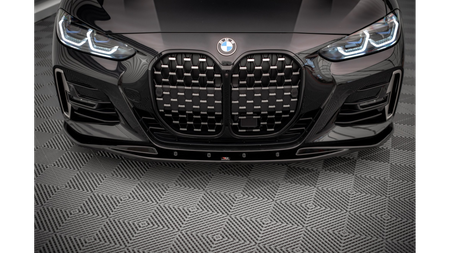 Splitter BMW 4 G22 M-Pack przód v.1 Gloss Black