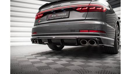 Diffuser Audi S8 D5 Rear Valance Gloss Black