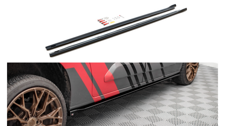 Diffuser Peugeot Partner Maxi III Side Skirts Gloss Black