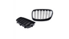 Grill BMW 1 F20 F21 podwójne żeberka Matt Black