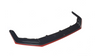 Splitter Subaru WRX STI Front v.4 Gloss Black + Red